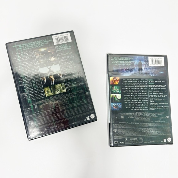 MATRIX REVOLUTIONS & MATRIX RELOADED DVD VIDEO BRAND NEW STILL SEALED - Picture 3 of 7